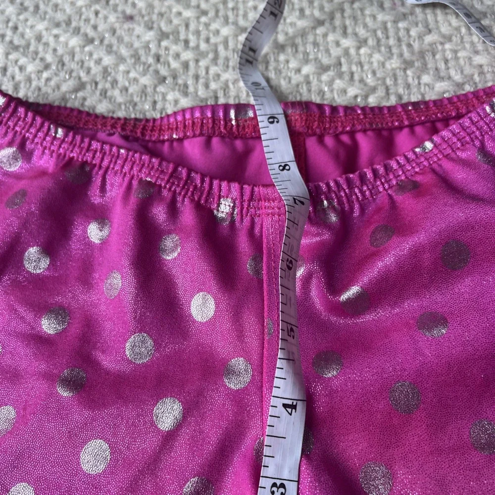 Derby Skinz pink polka dot large USA VTG Sparkle Shorts